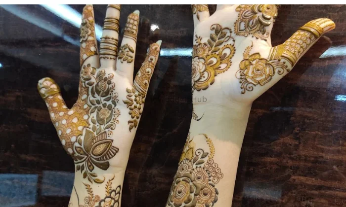 Monika bridal mehendi nails